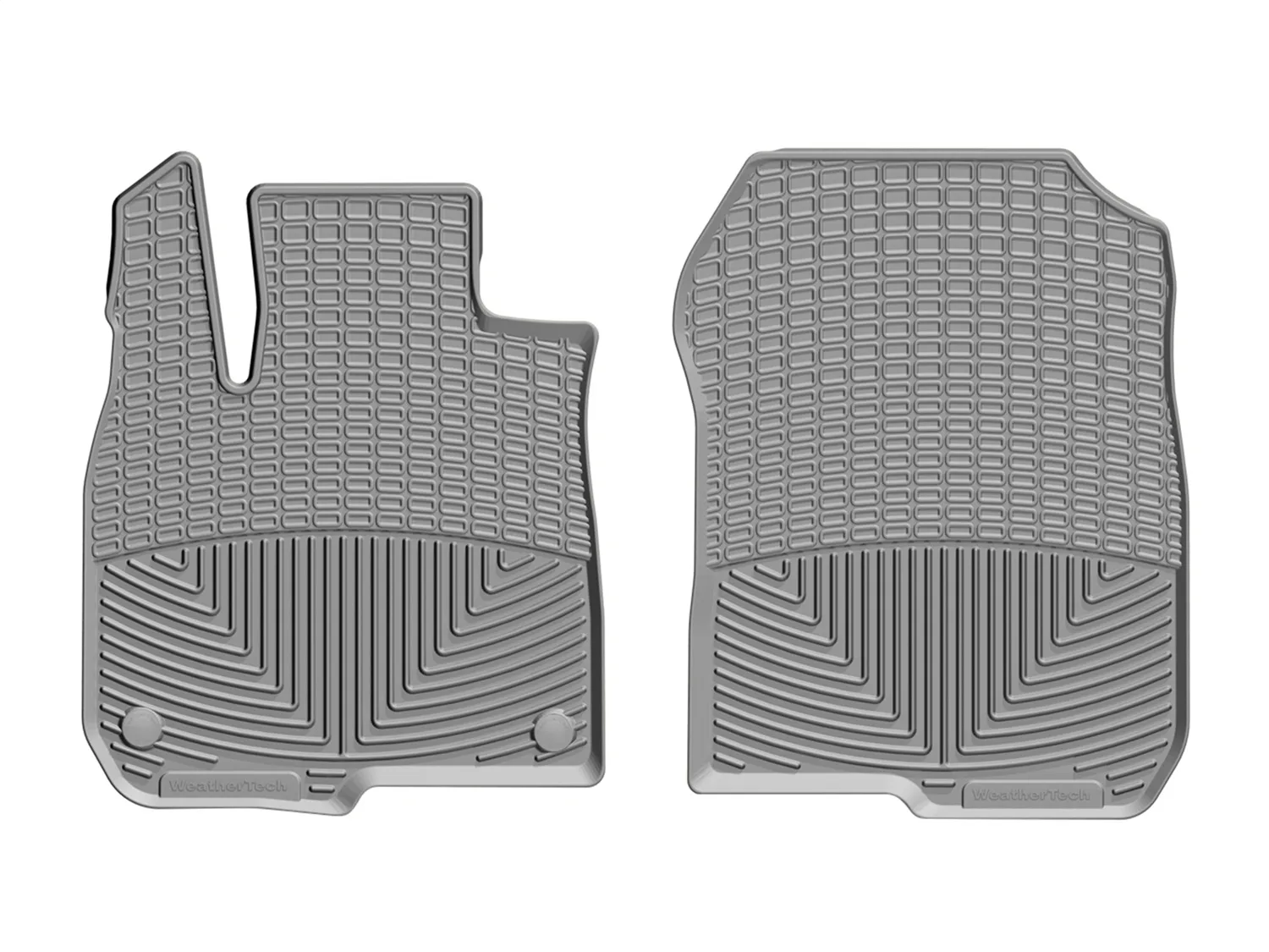 WeatherTech All Weather Floor Mats; Gray; Front;