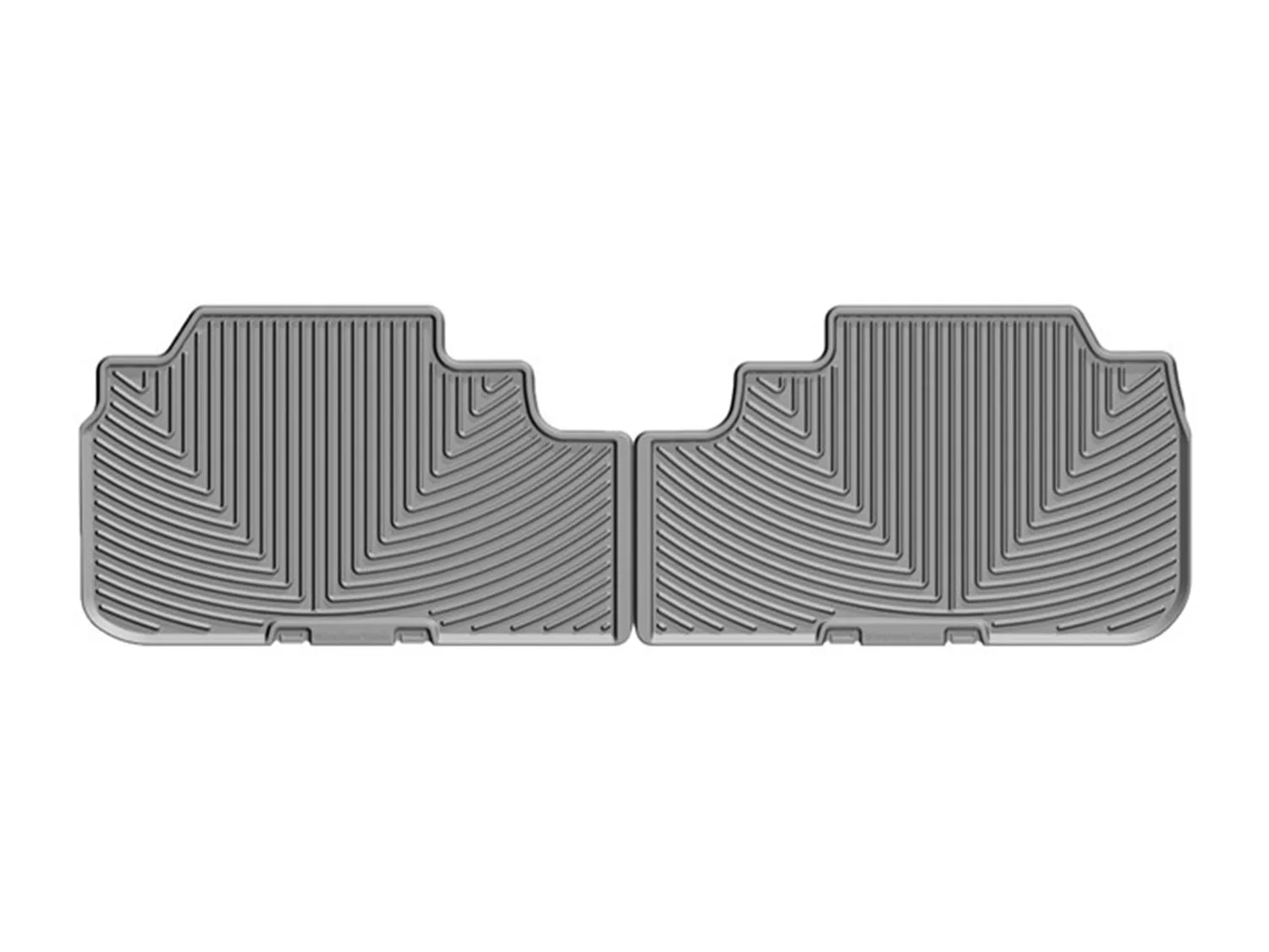 WeatherTech All Weather Floor Mats; Gray; Rear;