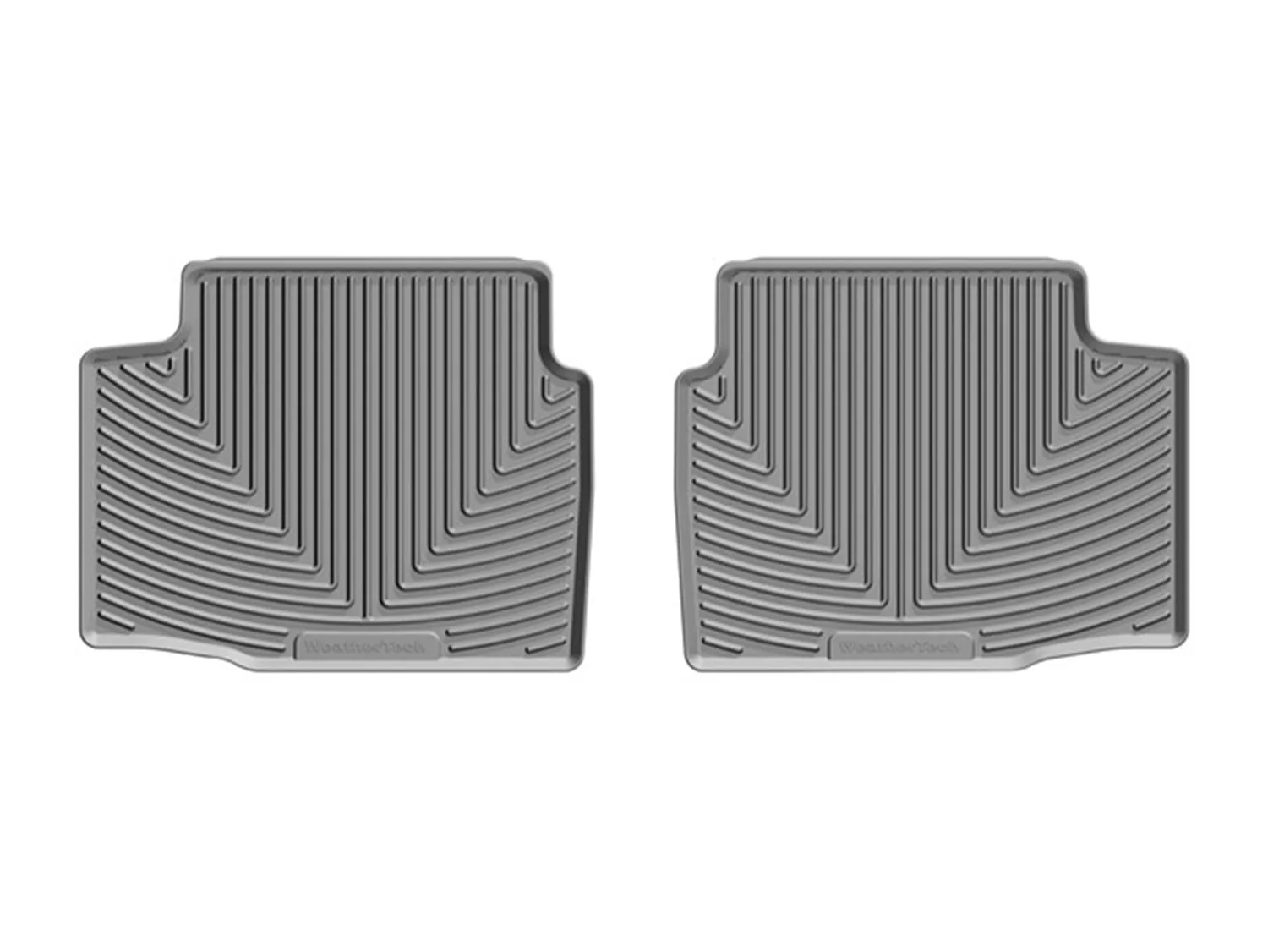 WeatherTech All Weather Floor Mats; Gray; Rear;