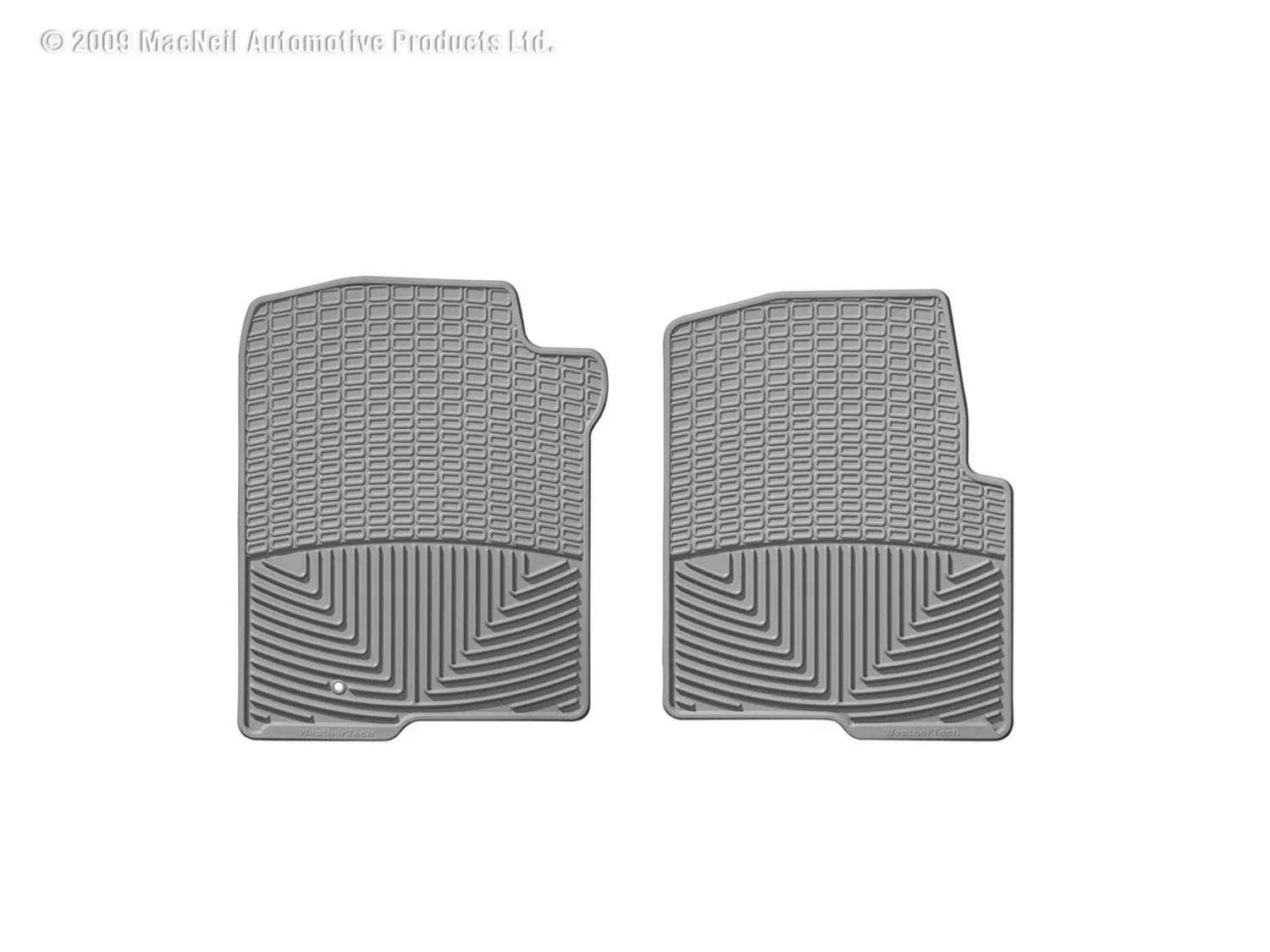 WeatherTech All Weather Floor Mats; Gray; Front;