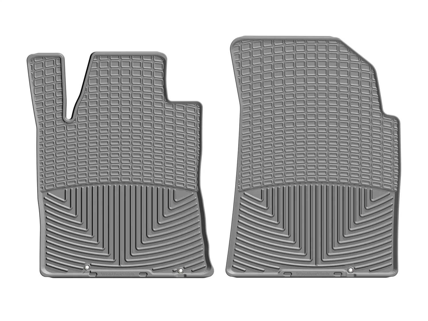 WeatherTech All Weather Floor Mats; Gray; Front;