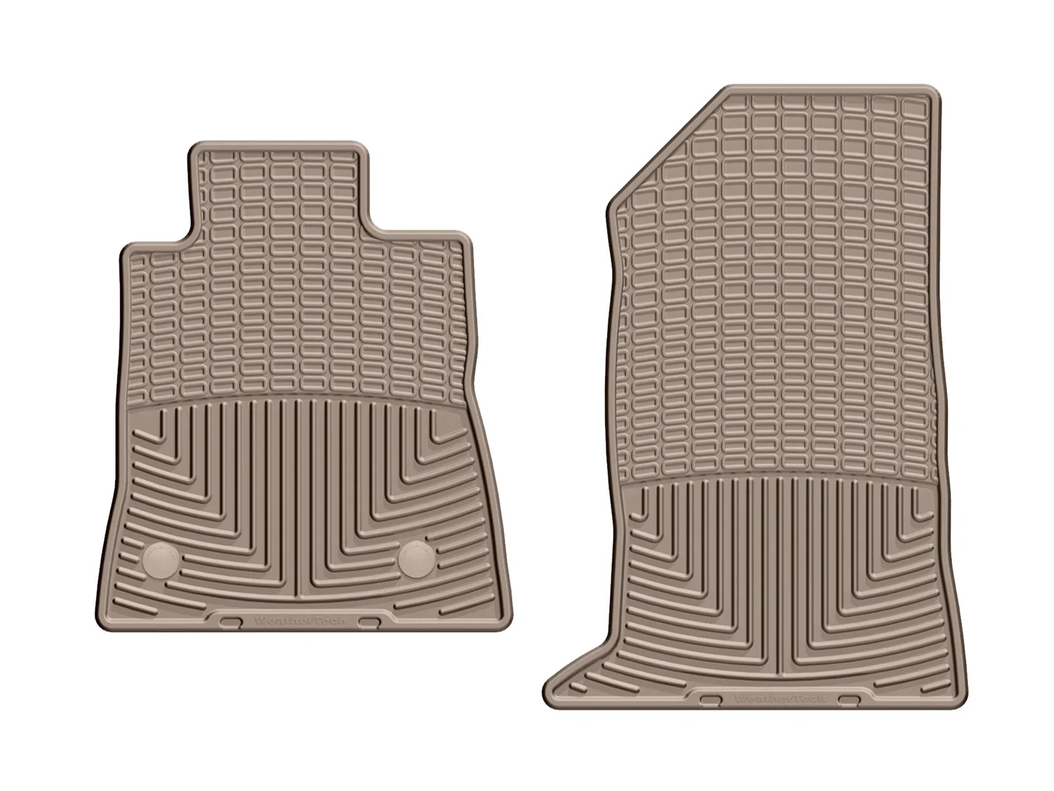 WeatherTech All Weather Floor Mats; Tan; Front;