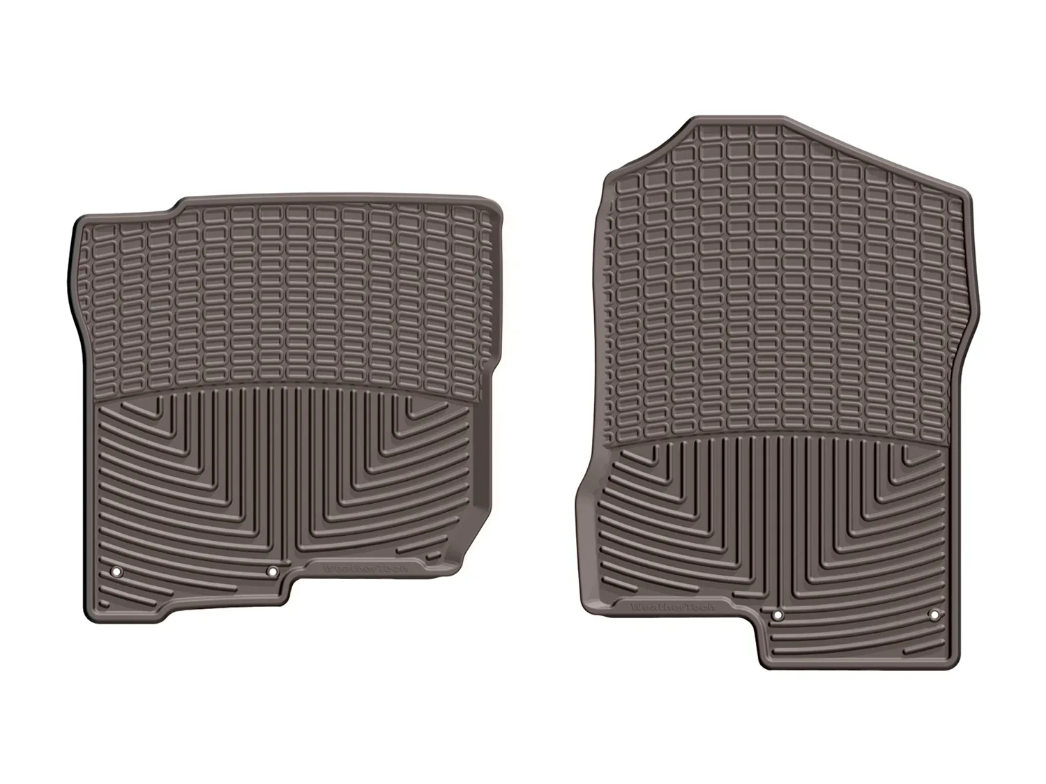 WeatherTech All Weather Floor Mats; Cocoa; Front;
