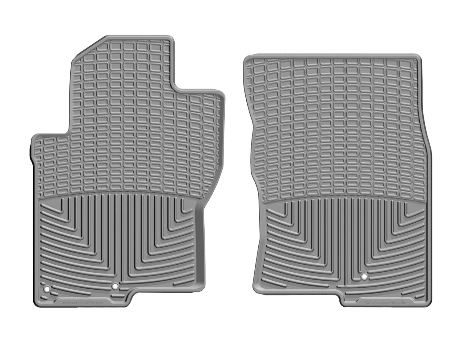 WeatherTech All Weather Floor Mats; Gray; Front;