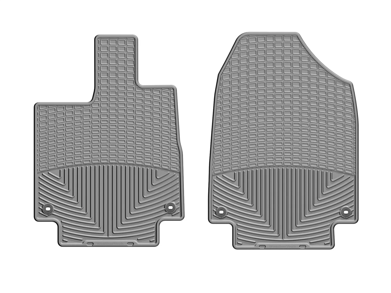 WeatherTech All Weather Floor Mats; Gray; Front;