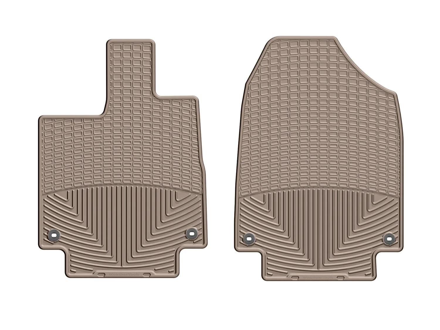 WeatherTech All Weather Floor Mats; Tan; Front;