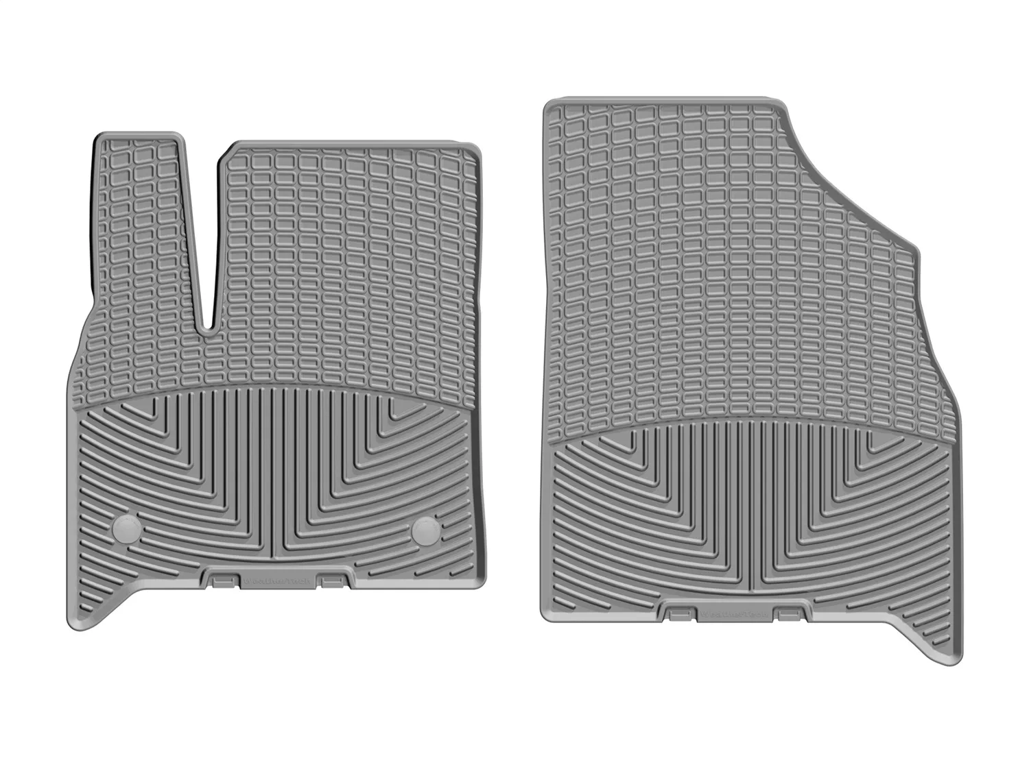 WeatherTech All Weather Floor Mats; Gray; Front;