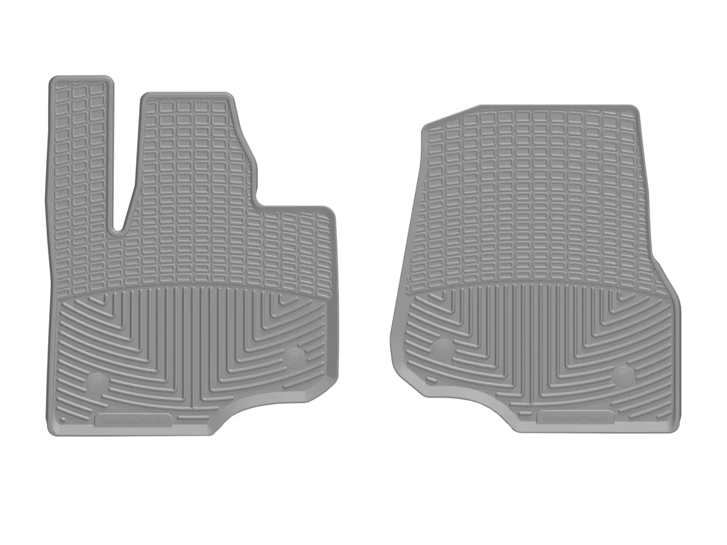 WeatherTech All Weather Floor Mats; Gray; Front;