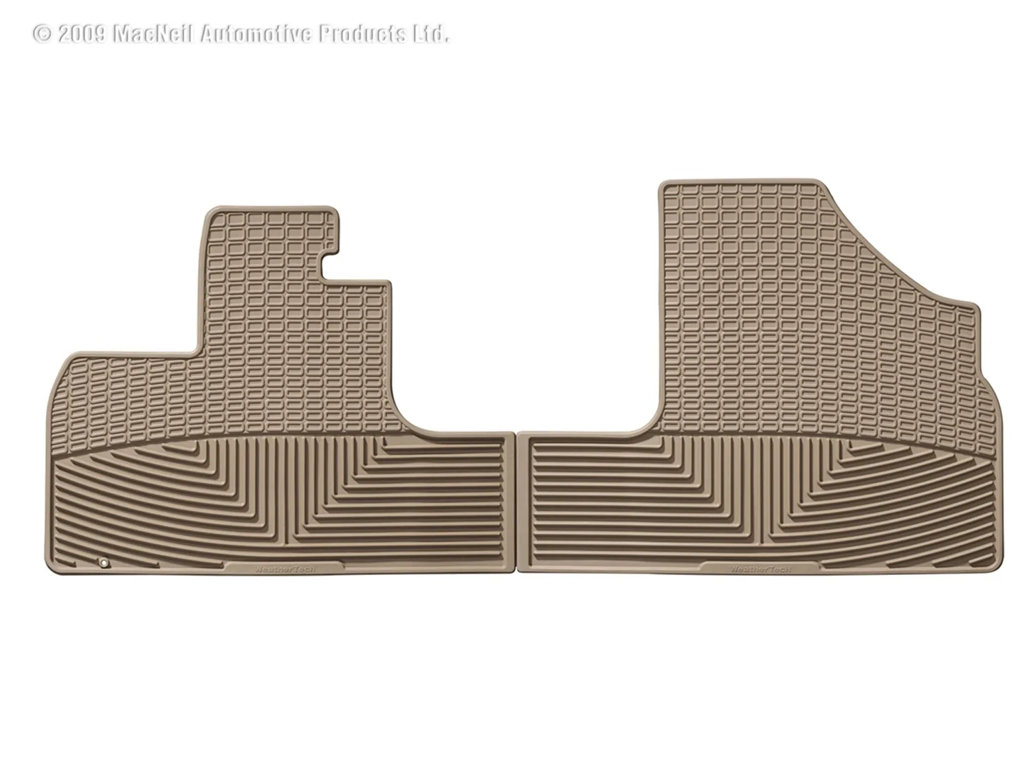 WeatherTech All Weather Floor Mats; Tan; Front;