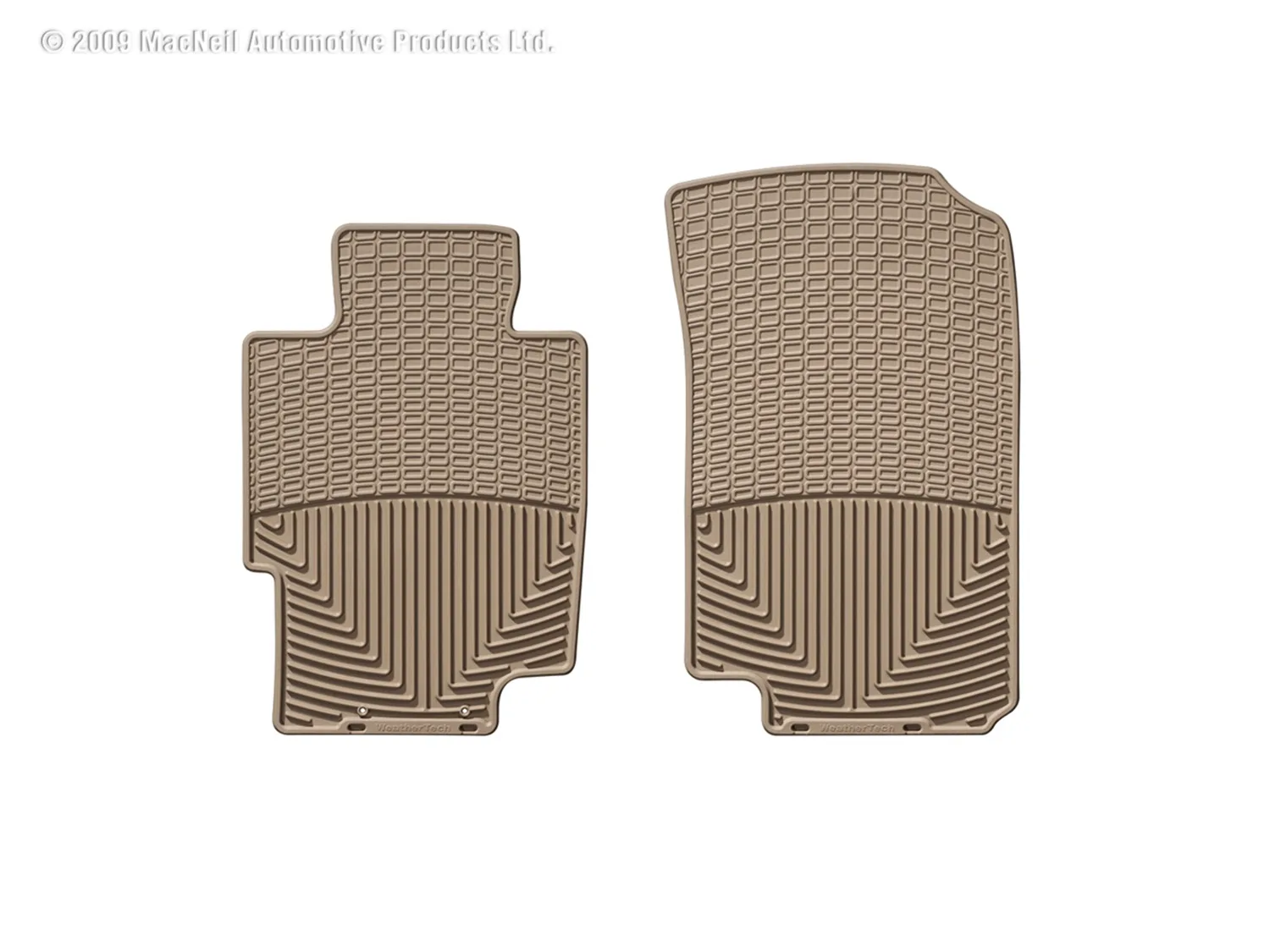 WeatherTech All Weather Floor Mats; Tan; Front;