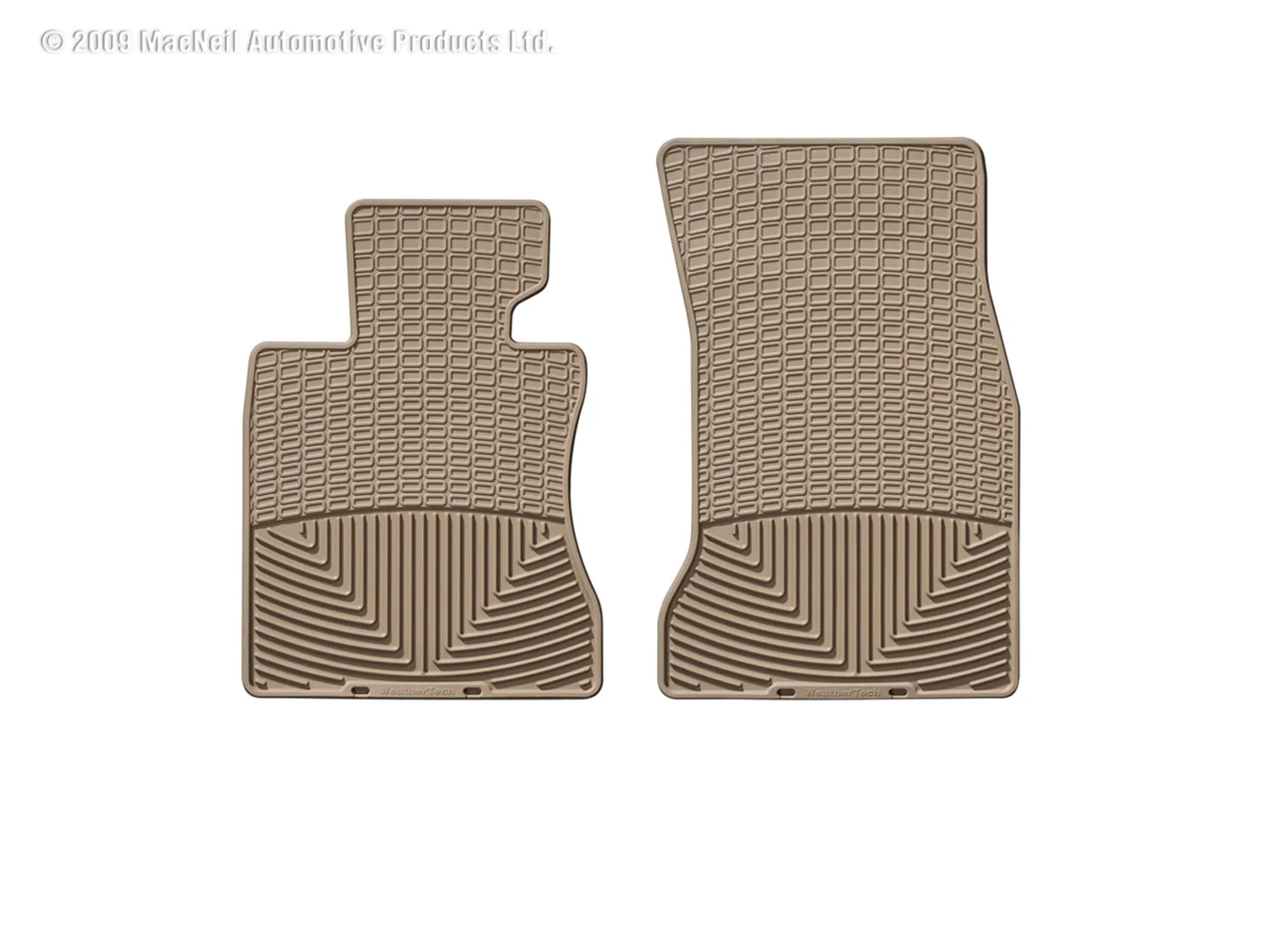 WeatherTech All Weather Floor Mats; Tan; Front;