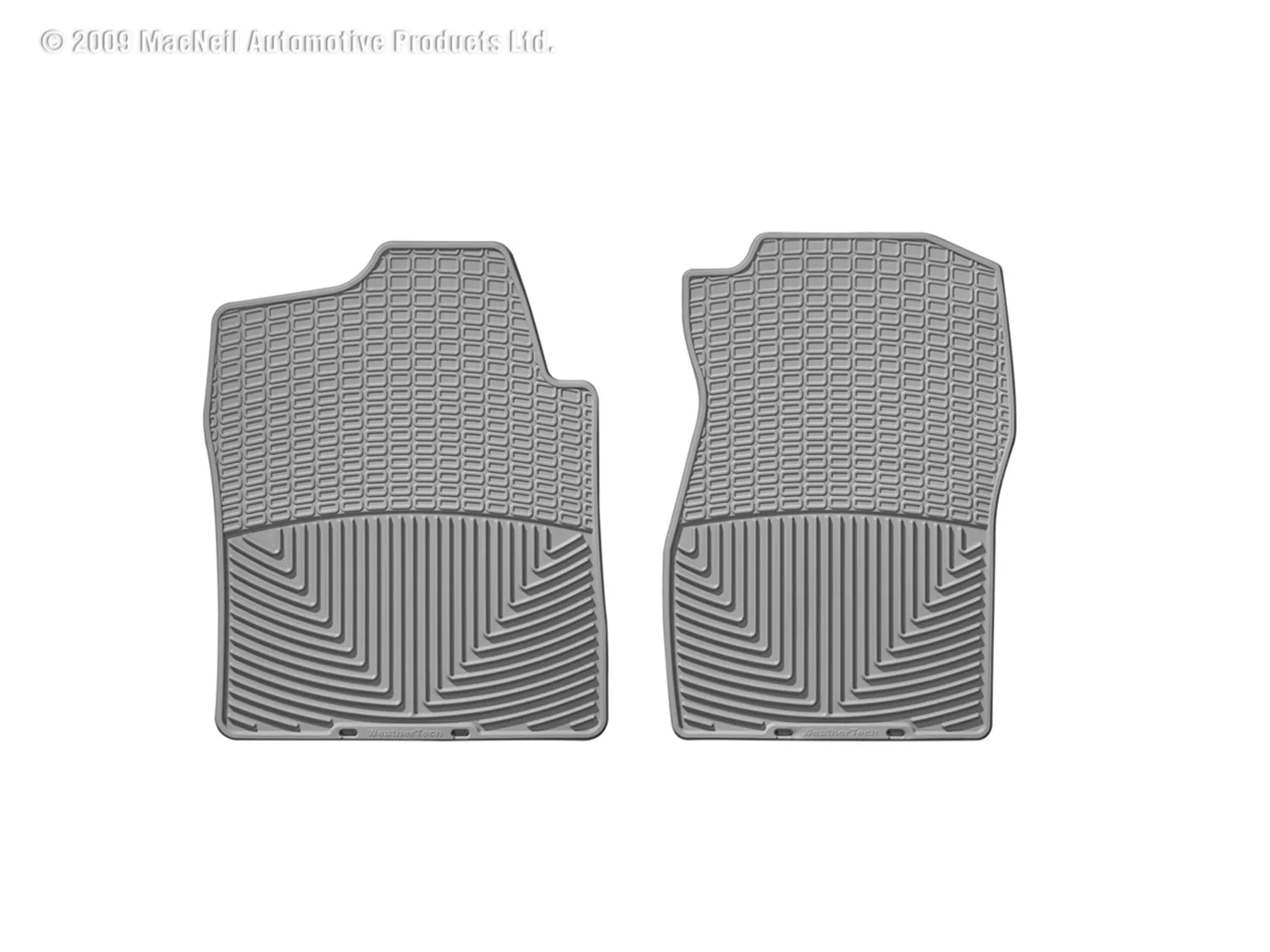 WeatherTech All Weather Floor Mats; Gray; Front;