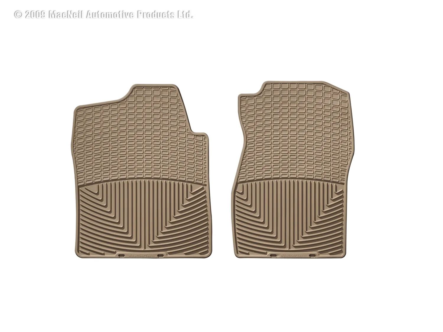 WeatherTech All Weather Floor Mats; Tan; Front;