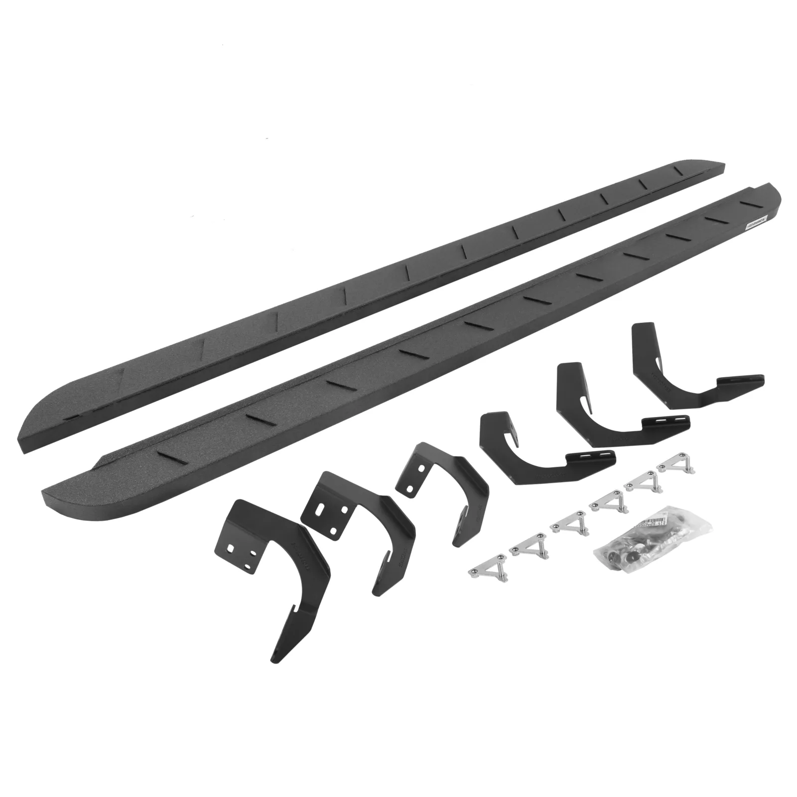 RB10 Slim Line Running Boards with Mounting Brackets Kit
