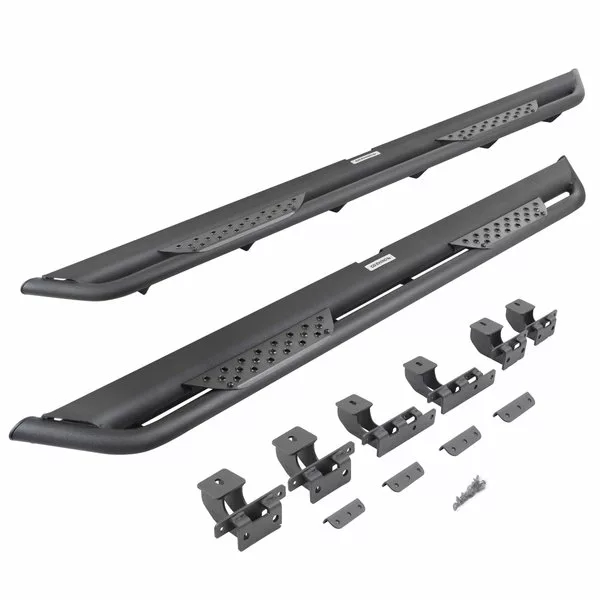 Dominator Xtreme DT Side Steps with Rocker Panel Mounting Bracket Kit