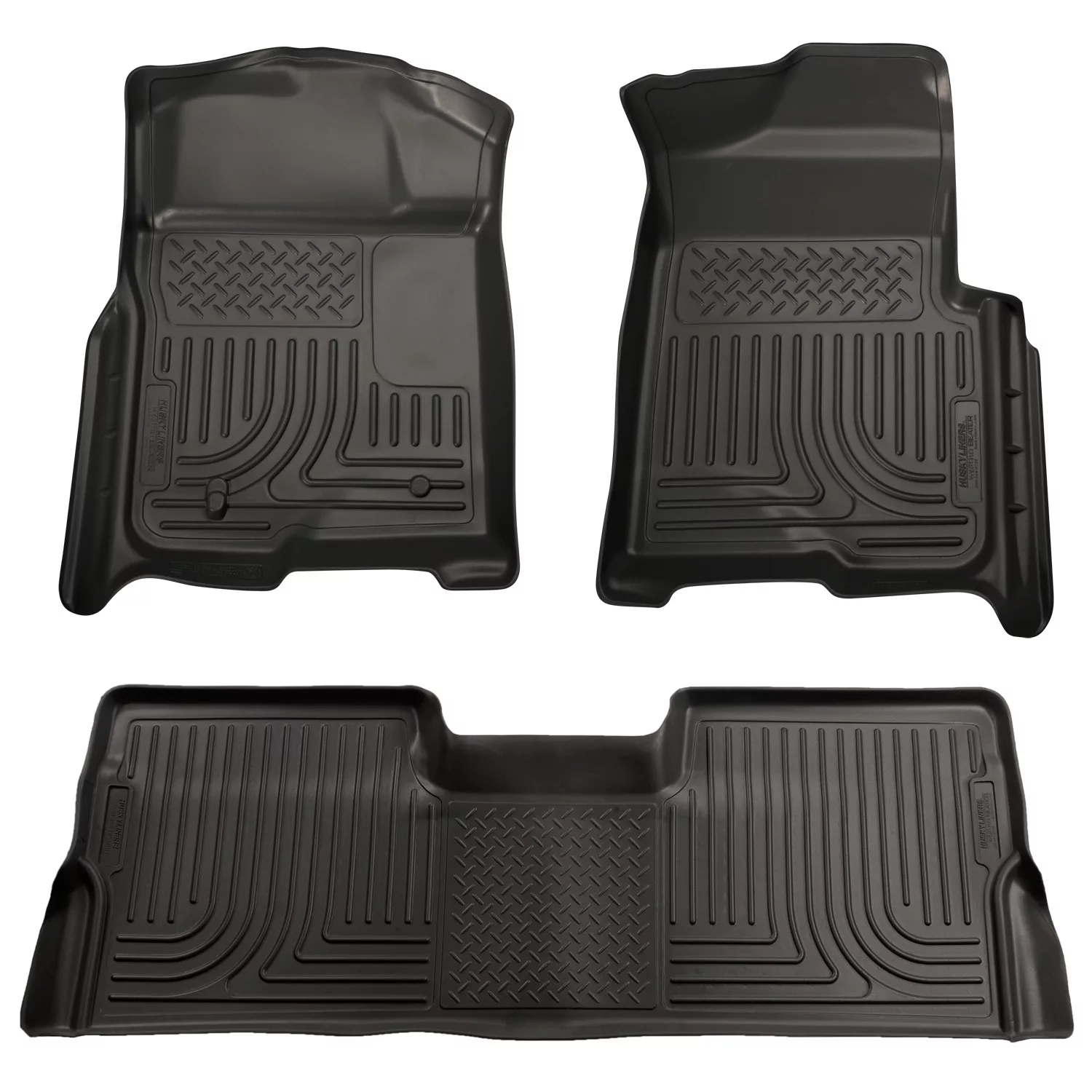 Husky Liners Front & 2nd Seat Floor Liners (Footwell Coverage)