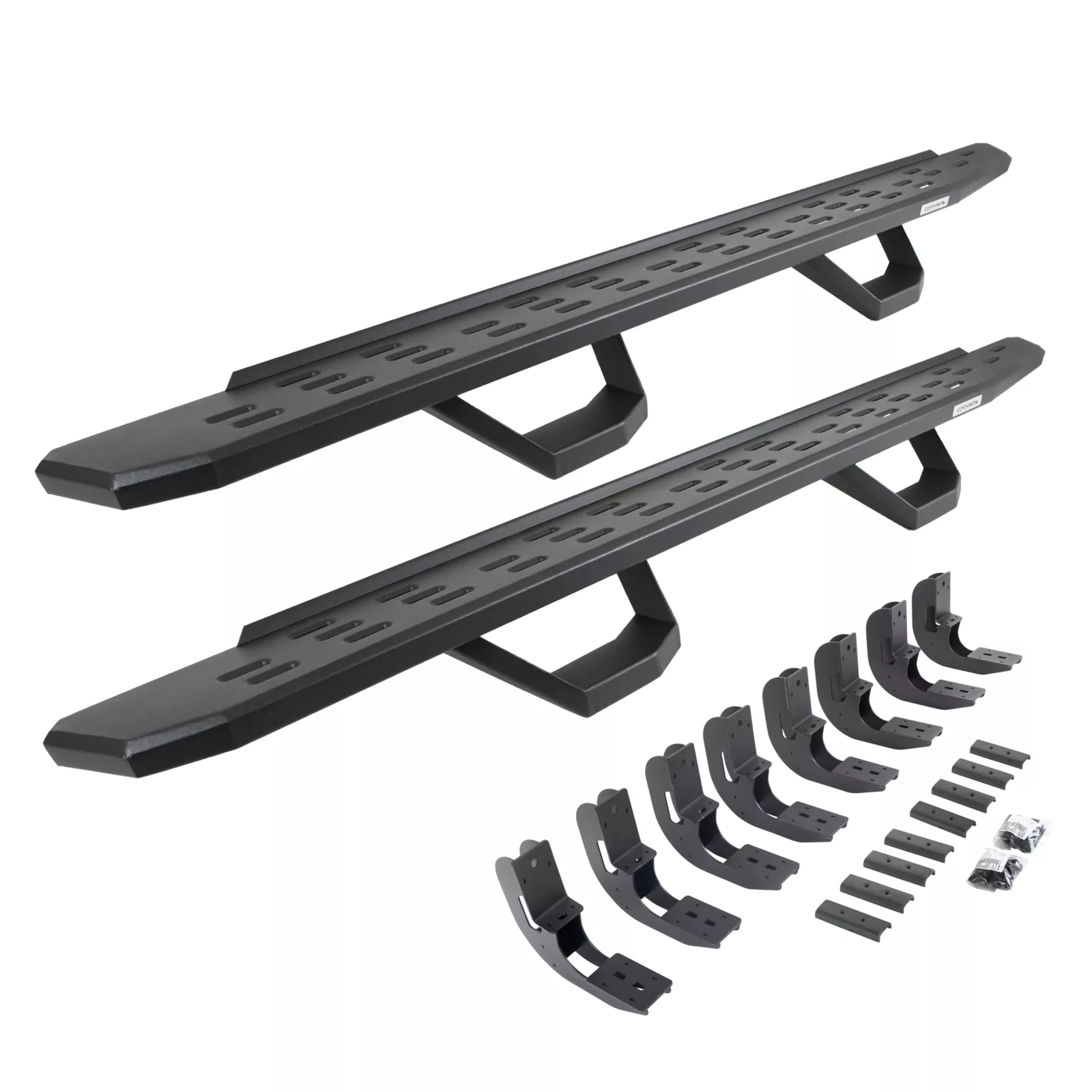 RB30 Running Boards with Mounting Brackets, 2 Pairs Drop Steps Kit