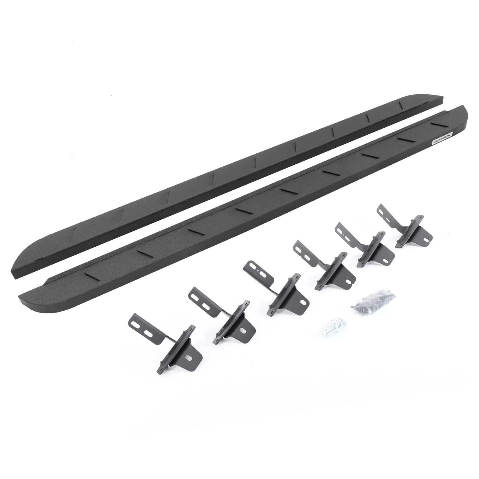 RB10 Slim Line Running Boards with Mounting Brackets Kit