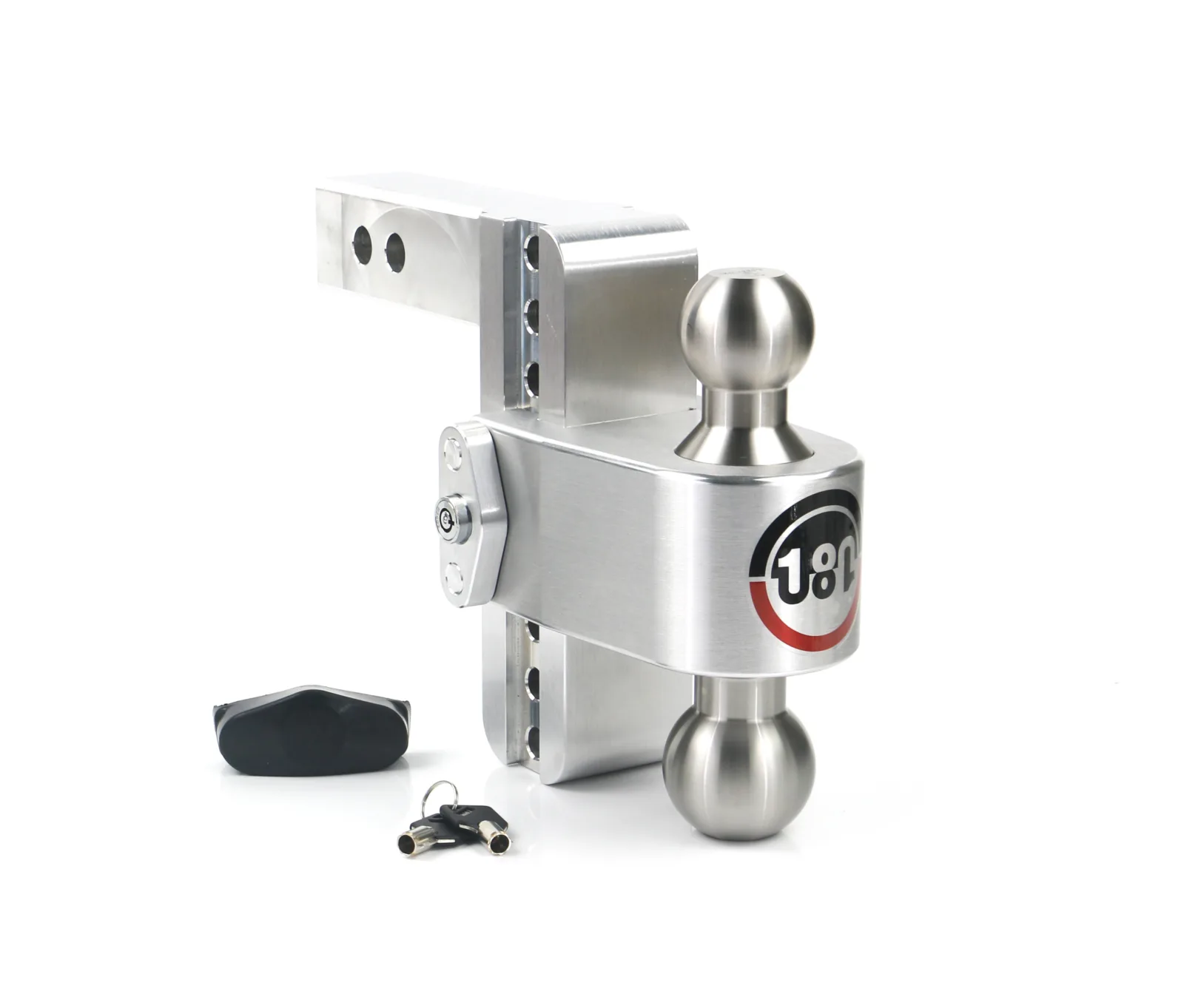 Adjustable Trailer Hitch w/ SSTow Balls 6" Drop for 2" Receiver