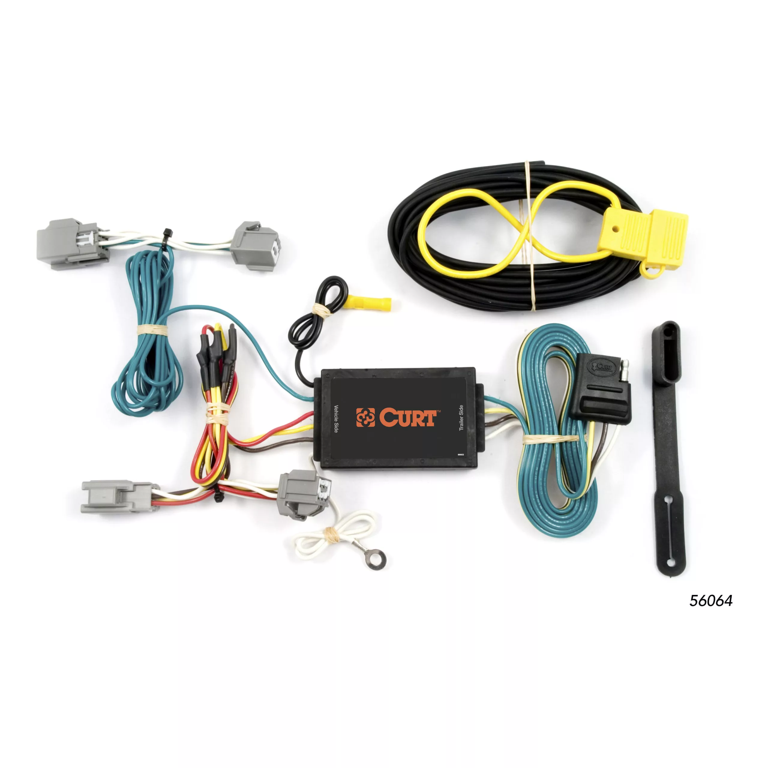 CURT Custom Wiring, 4-Way Flat Output, Select Lincoln MKS, Ford Fiesta ...