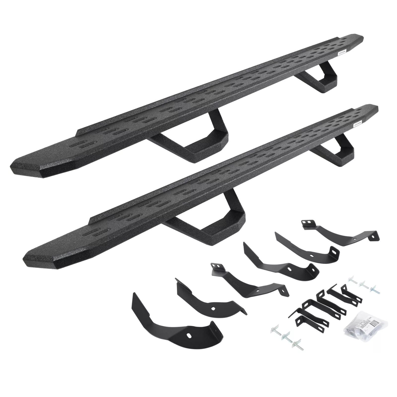 RB30 Running Boards with Mounting Brackets, 2 Pairs Drop Steps Kit