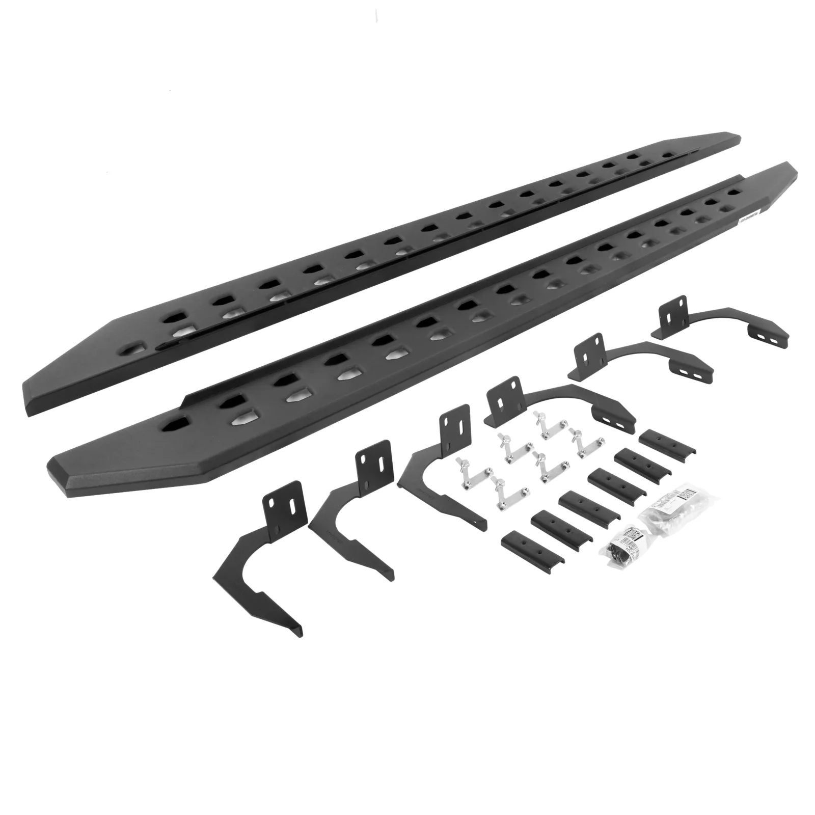 RB20 Slim Line Running Boards with Mounting Brackets Kit