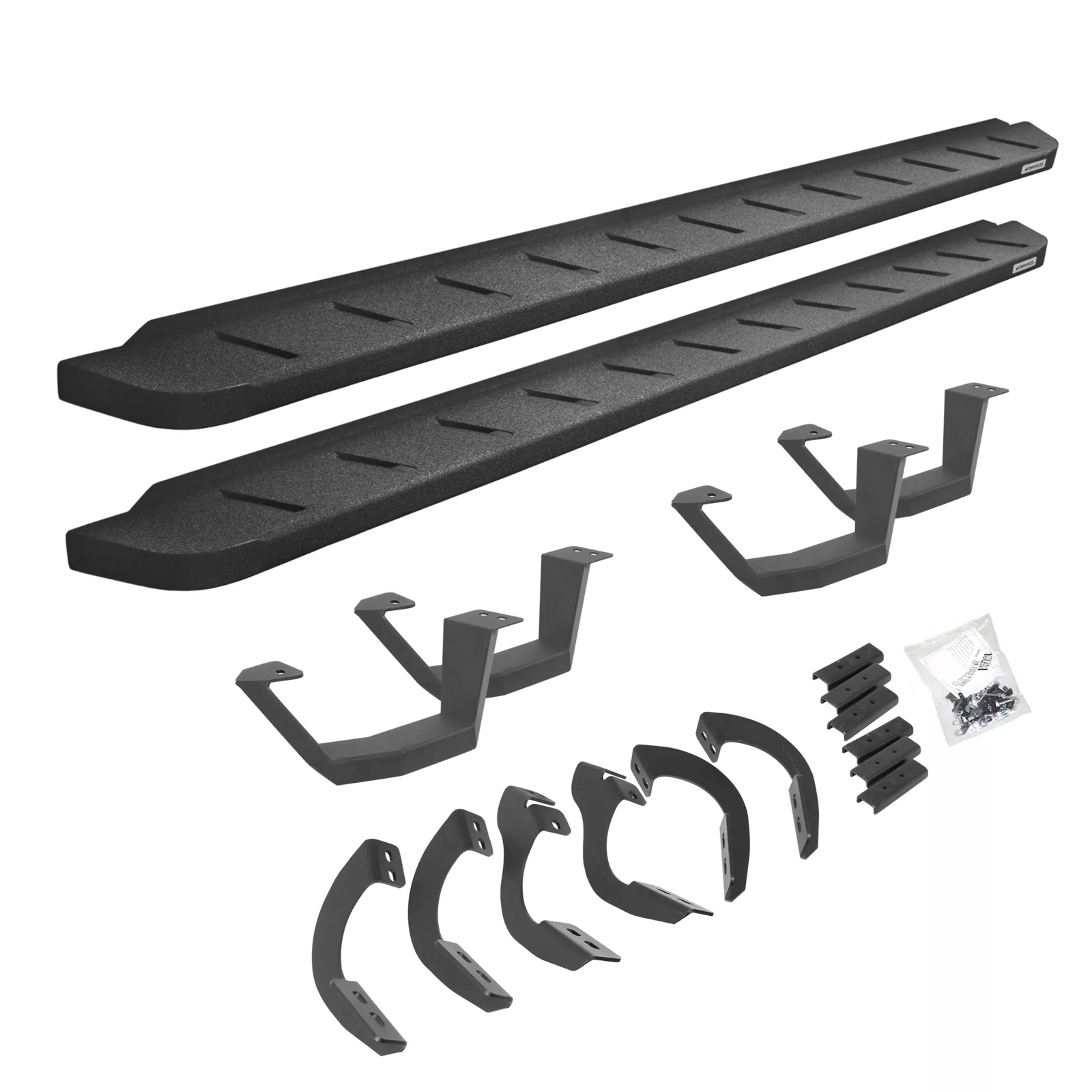 RB10 Running Boards with Mounting Brackets, 2 Pairs Drop Steps Kit