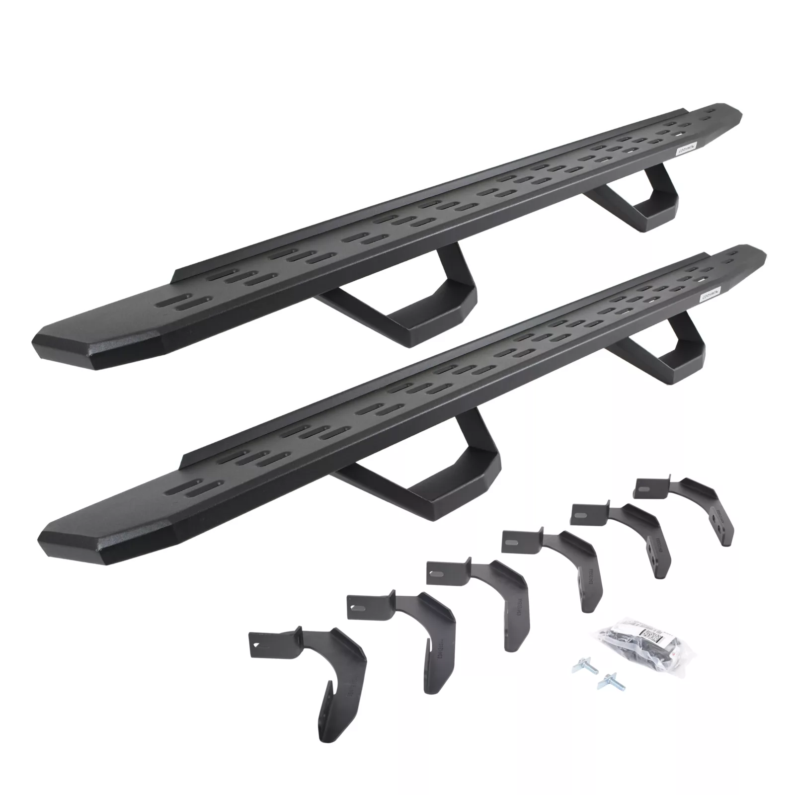 RB30 Running Boards with Mounting Brackets, 2 Pairs Drop Steps Kit