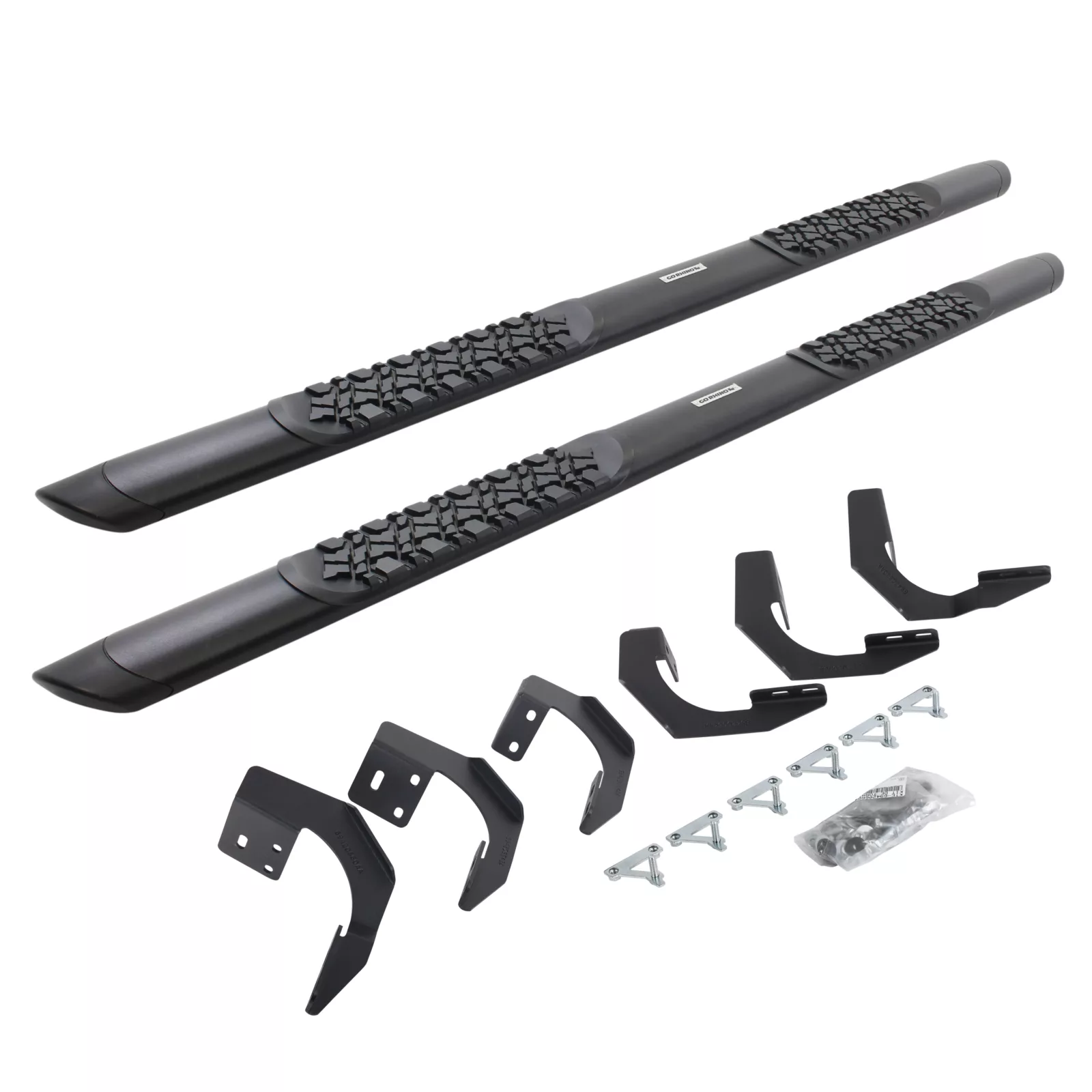 V-Series V3 Aluminum Side Steps and Mounting Brackets Kit - Textured Black
