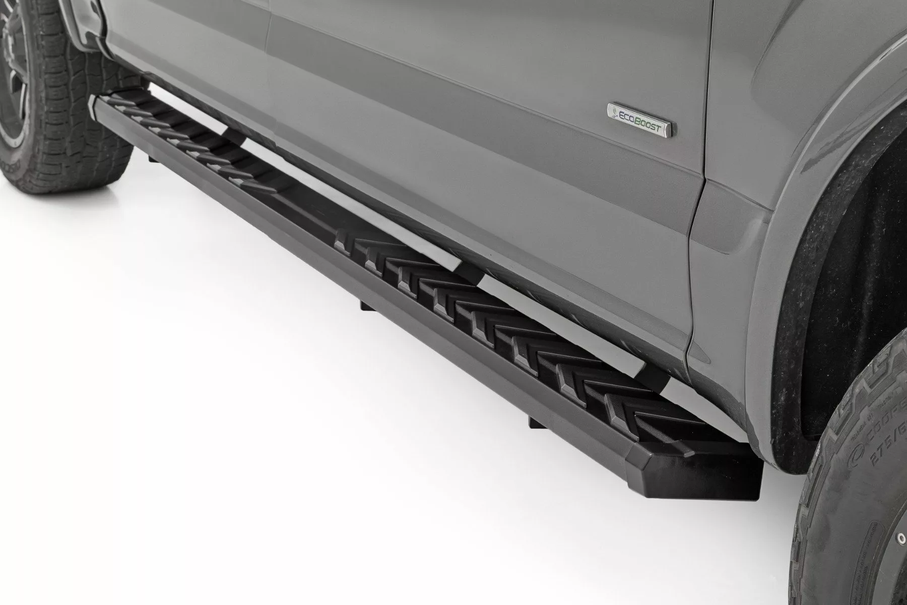Rough Country BA2 Running Board; Side Step Bars; Ford F-150 Crew Cab (2015-2023)