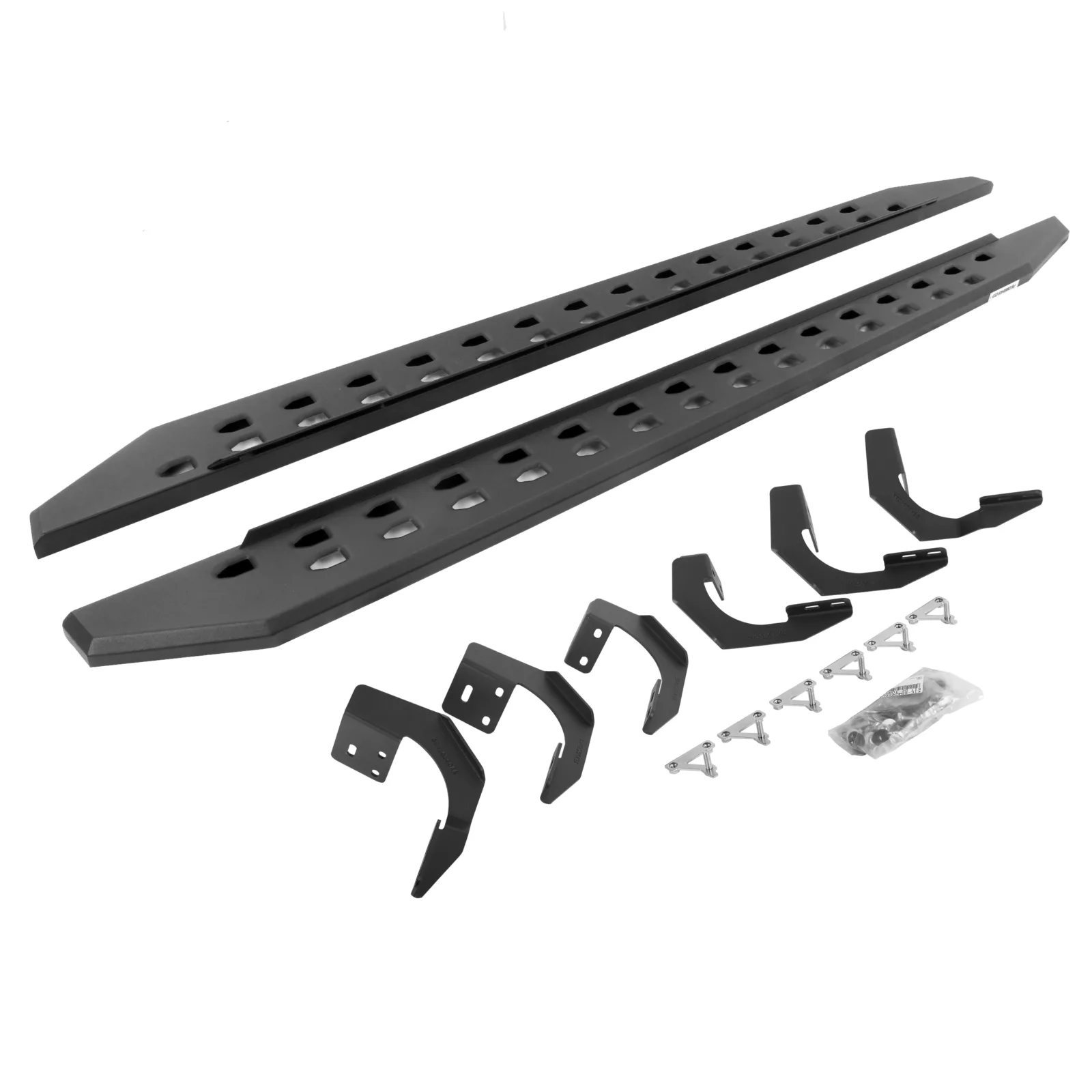 RB20 Slim Line Running Boards with Mounting Brackets Kit