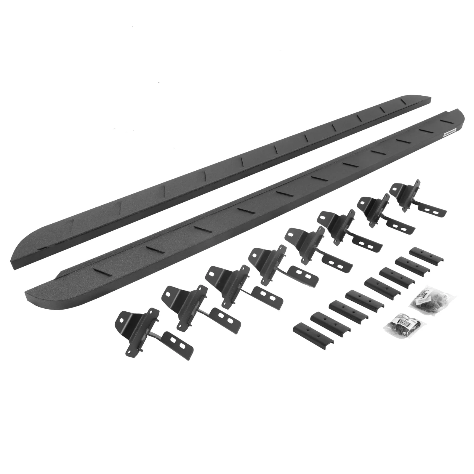 RB10 Slim Line Running Boards with Mounting Brackets Kit