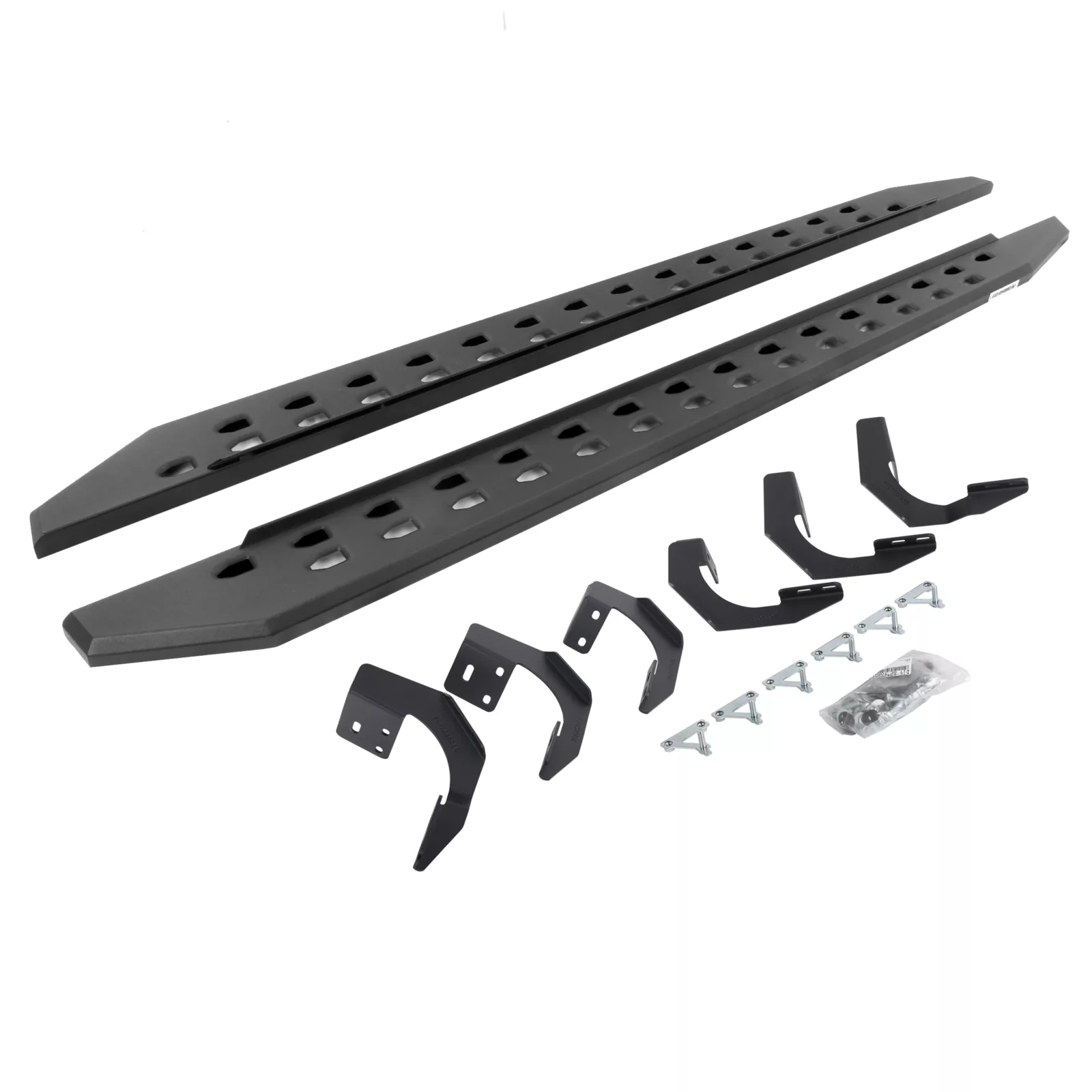 RB20 Slim Line Running Boards with Mounting Brackets Kit