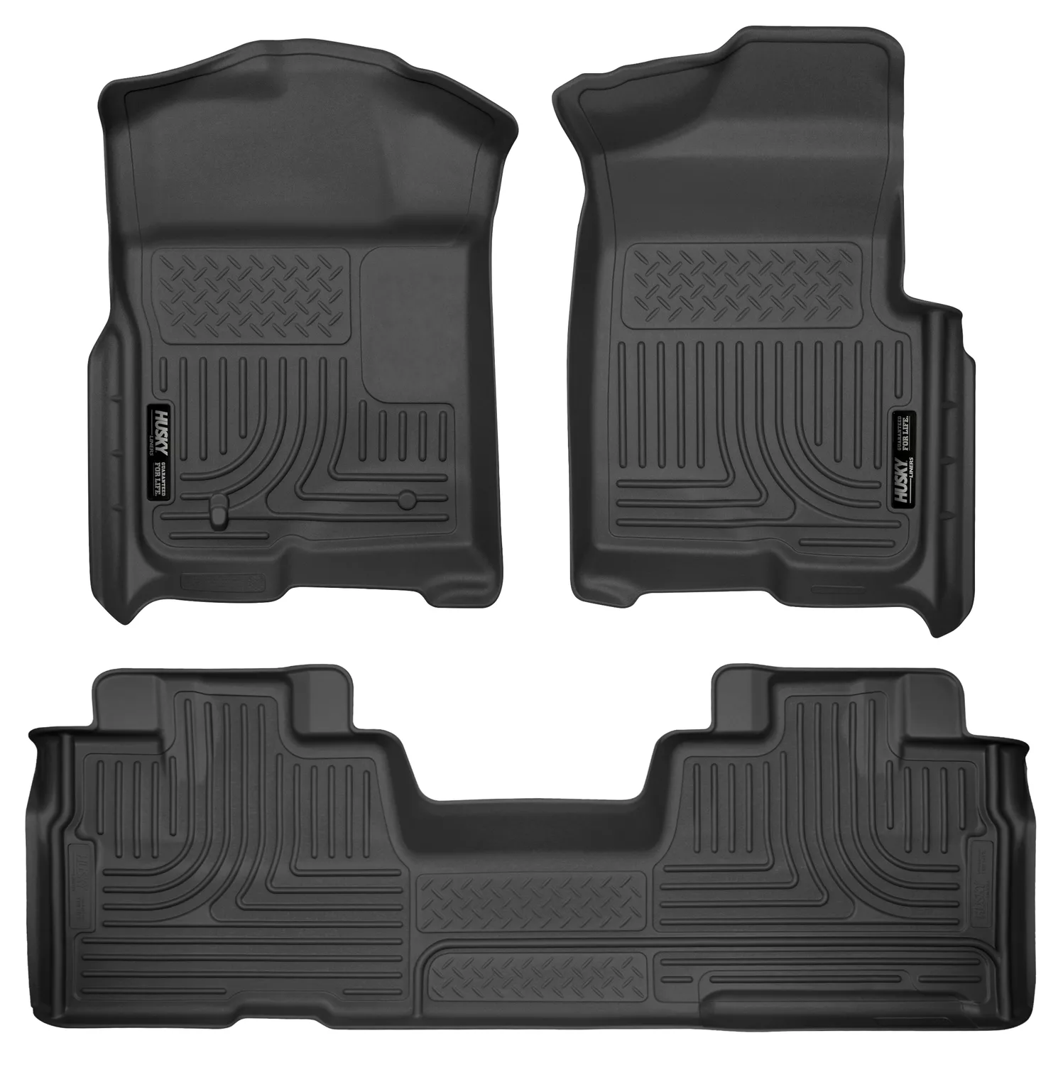 Husky Liners Front & 2nd Seat Floor Liners (Footwell Coverage)