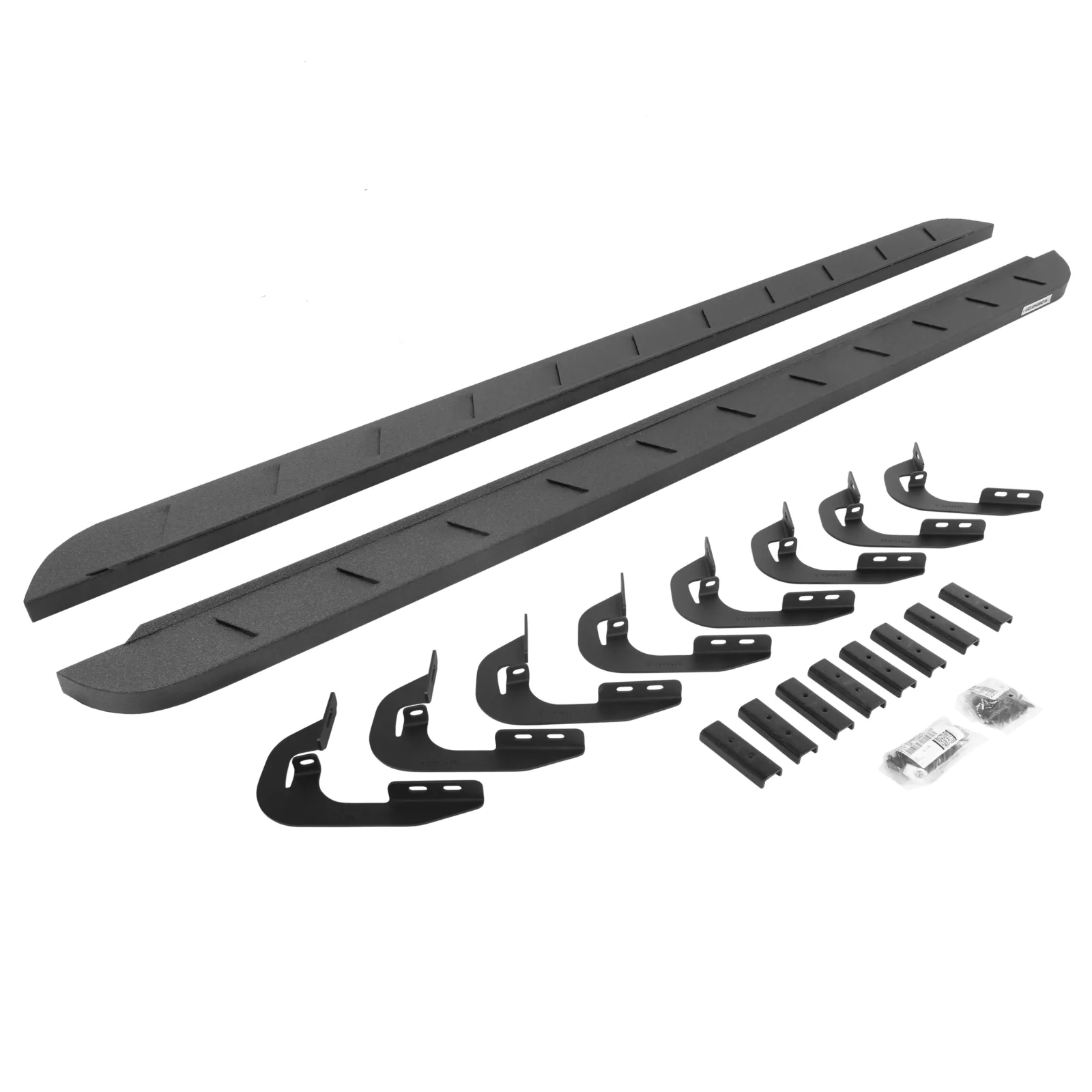 RB10 Slim Line Running Boards with Mounting Brackets Kit