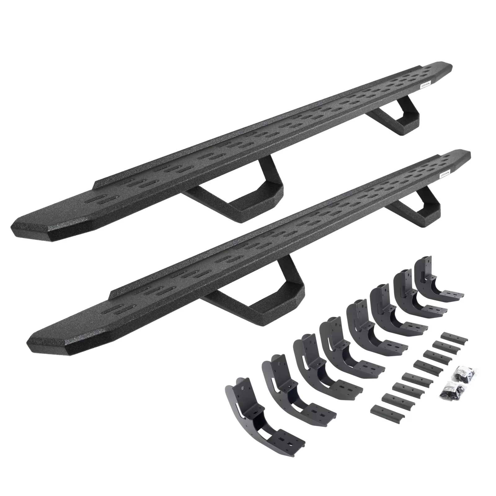 RB30 Running Boards with Mounting Brackets, 2 Pairs Drop Steps Kit