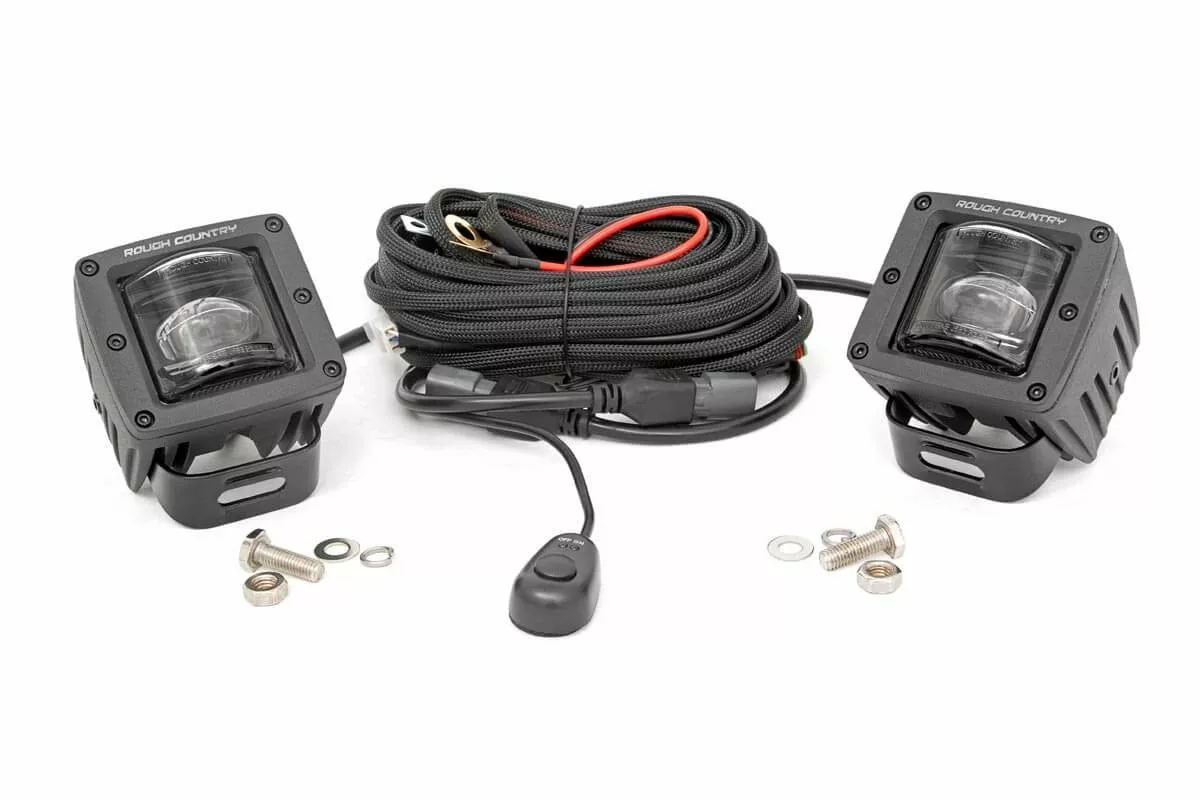 Rough Country-Blk Srs LED Light Pair
