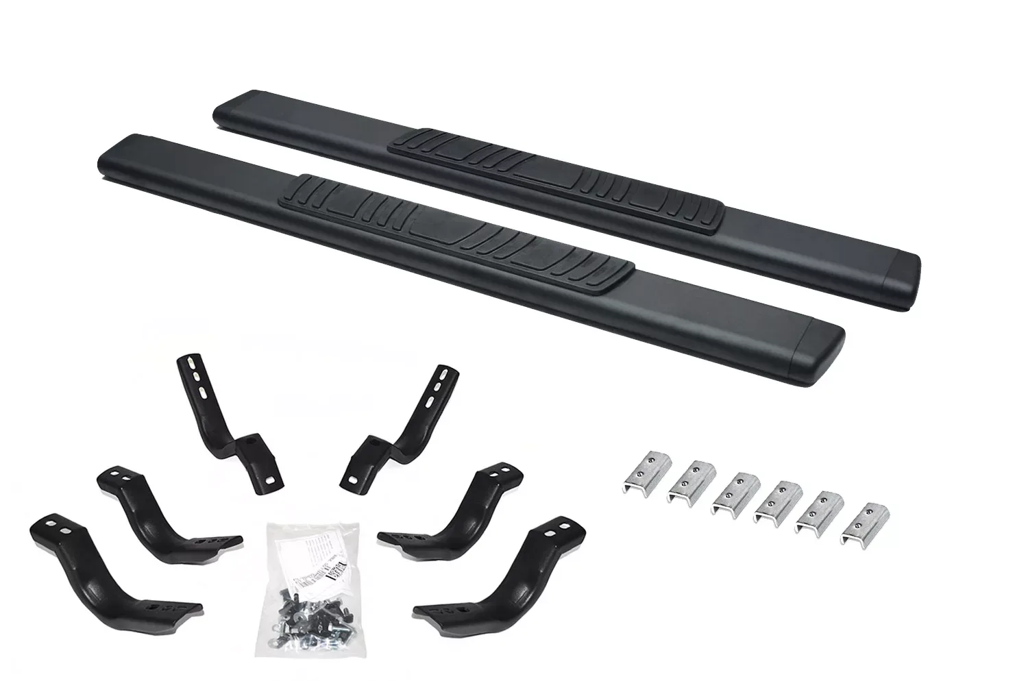 5" OE Xtreme Low Profile Side Steps with Mounting Brackets Kit
